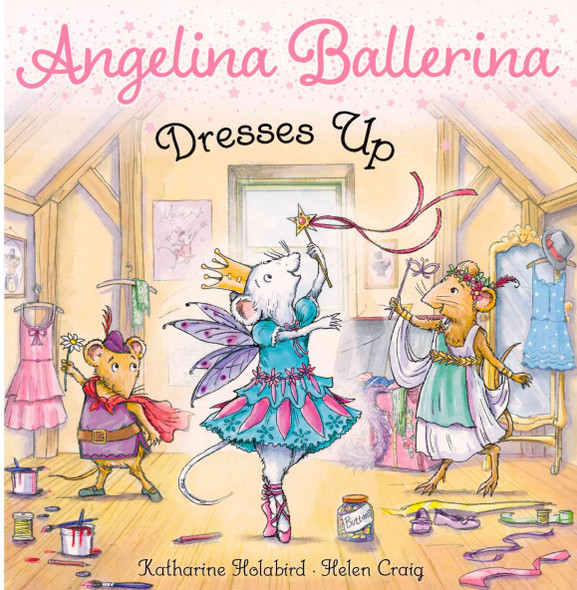 Angelina Ballerina Dresses Up (Board Book) - Books By The Bushel