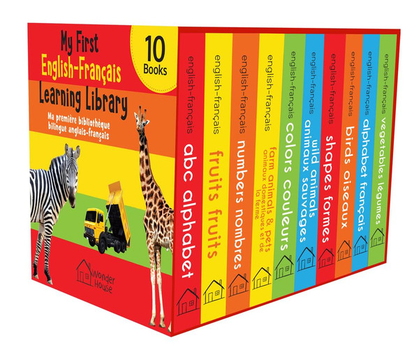 My First English-French Learning Library Set of 10 (Board Book)