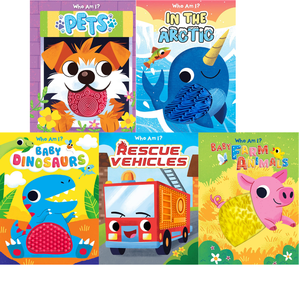 25 Book Bundle - Who Am I? Touch and Feel (Board Book)