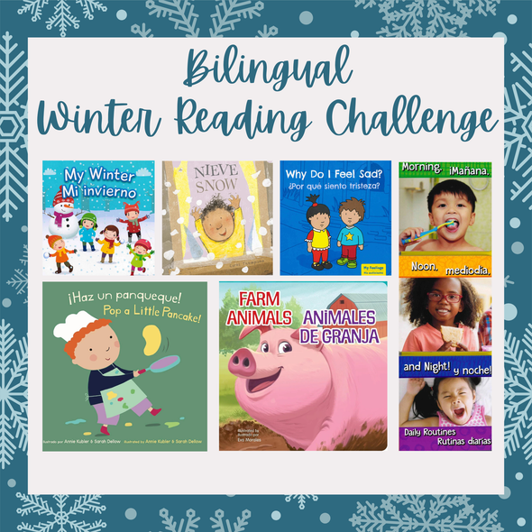 Winter Reading Challenge Spanish/English Set of 6 (Board Book)*