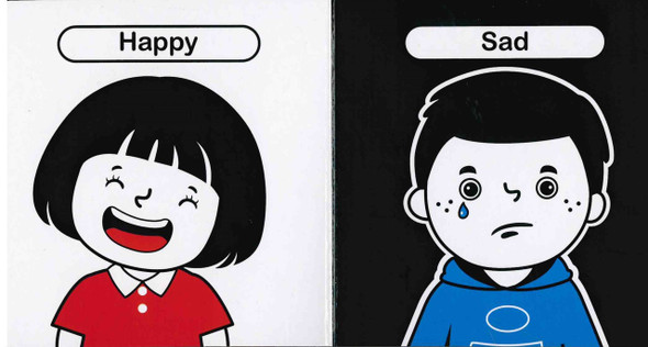 CASE OF 120 - My Feelings: High Contrast (Chunky Board Book) SIZE is 3.70 x 3.70 inches