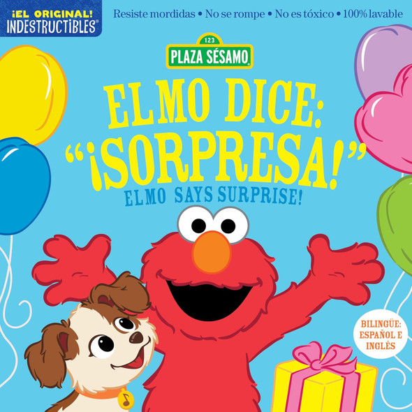 Elmo Says Surprise! Sesame Street (Indestructibles)* - Books By
