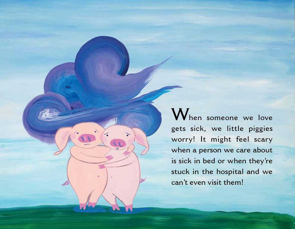 A Peaceful Piggy's Guide to Sickness and Death, Sadness and Love (Hardcover)-Clearance Book/Non-Returnable
