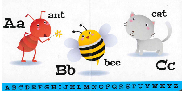 CASE OF 120 - My ABCs: From Ant to Zebra (Chunky Board Book) SIZE is 3.70 x 3.70 inches