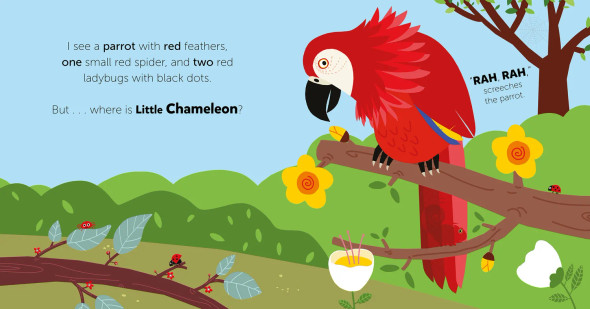 Hide and Seek, Little Chameleon (Board Book)