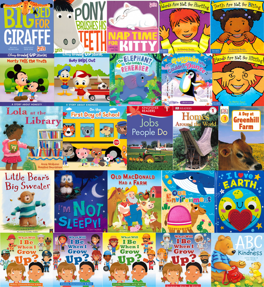 500 Book Bundle - For Ages 3-5 years