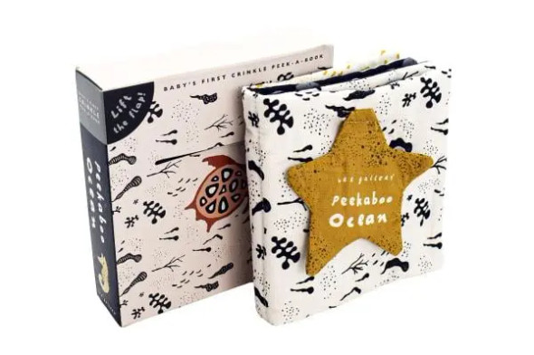 Peekaboo Ocean : Baby's First Crinkle Peek-A-Book (Cloth Book)