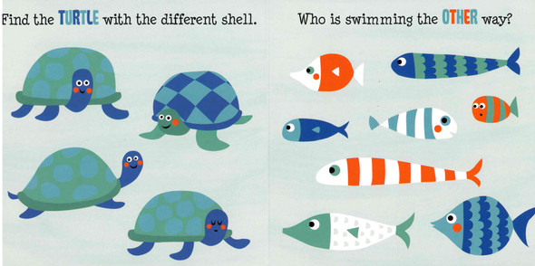 Sea: Find What's Different! (Board Book)