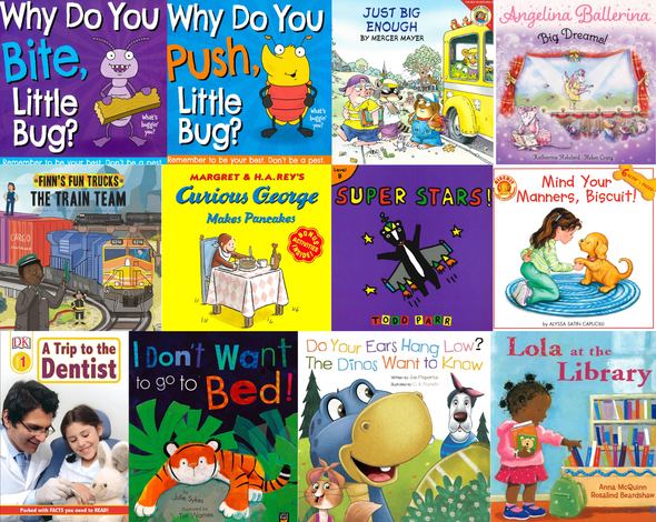 120 Book Bundle: For Ages 3-5 years*