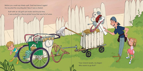 Dad and the Recycling-Bin Roller Coaster (Hardcover)