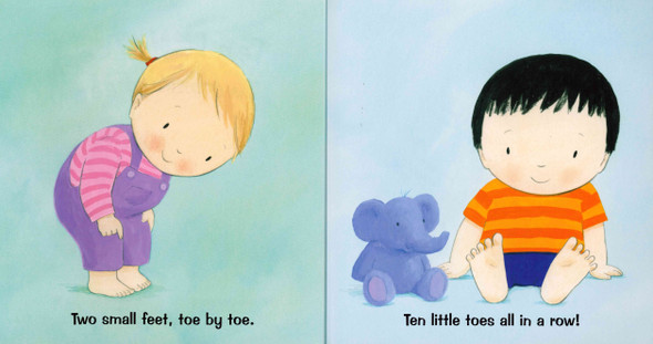 Ten Little Toes, Two Small Feet (Hardcover)