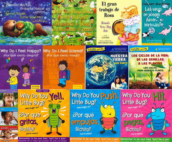 120 Book Bundle - 3-5 years (Spanish/English) (Board Book)