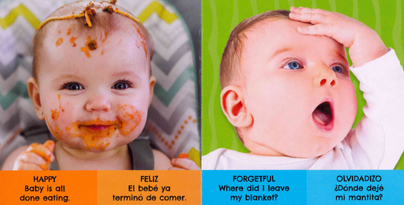 The Many Faces of Baby (Spanish/English) (Board Book)