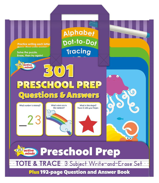 Preschool Prep: Tote & Trace 3 Subject Write and Erase Set-Clearance Book/Non-Returnable Preschool Prep: Tote & Trace 3 Subject Write and Erase Set-Clearance Book/Non-Returnable