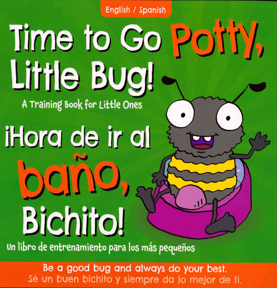 Time to Go Potty, Little Bug! (Spanish/English) (Paperback)