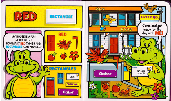 Colors and Shapes: Graphic Novel (Padded Board Book) 5 x 6 x .60 inches