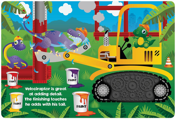 Dinosaur Constructors: Touch and Feel (Board Book)