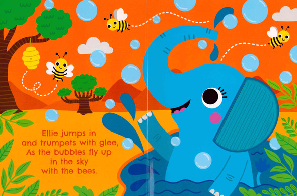 Bath Time at the Zoo: Touch and Feel (Board Book)