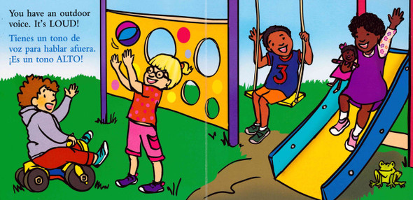 Voices Are Not for Yelling / La voz no es para gritar (Spanish/English) (Board Book)-Clearance Book/Non-Returnable