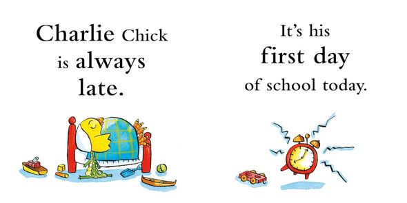 Charlie Chick Goes to School (Board Book)