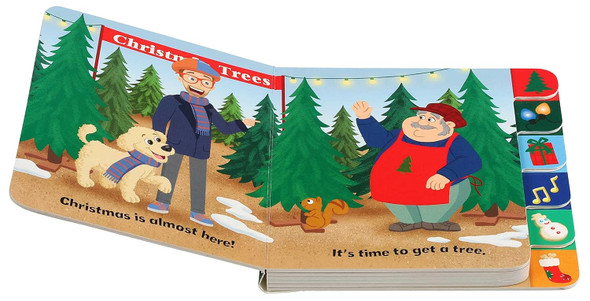 Merry Christmas! Blippi (Board Book) 7 x 7 inches