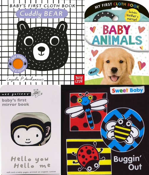 My First Animal and Bug Cloth Set! Set of 4 (Cloth Books)