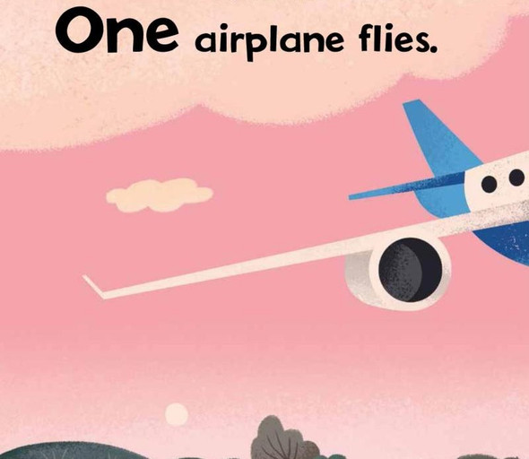 In the Air: A Book of Numbers (Board Book)