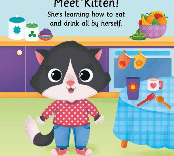 Kitten Learns to Eat (Board Book)