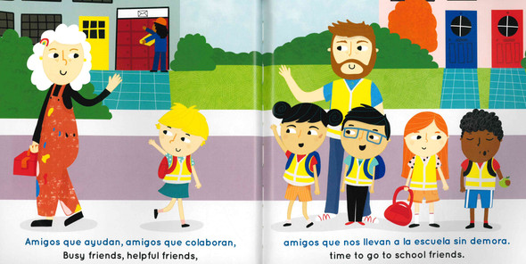 Best Friends, Busy Friends (Spanish/English) (Paperback)