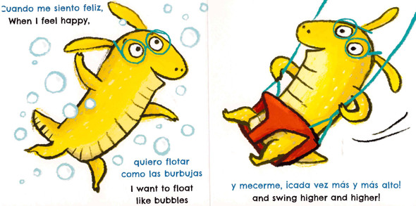 When I Feel Happy (Spanish/English) (Board Book)