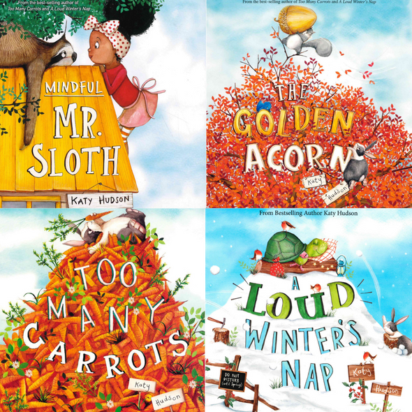 Award-Winning Author, Katy Hudson! Set of 4 (Board Book)*
