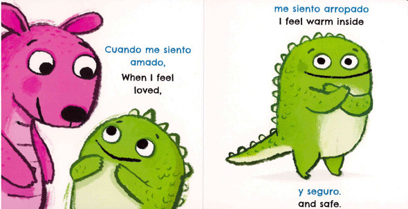 When I Feel Loved (Spanish/English) (Board Book)-Clearance Book/Non-Returnable