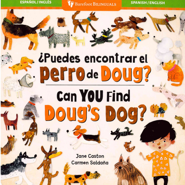 Can You Find Doug's Dog? (Spanish/English) (Paperback) 8.5 x 8.5 inches