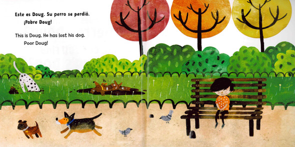 Can You Find Doug's Dog? (Spanish/English) (Paperback) 8.5 x 8.5 inches