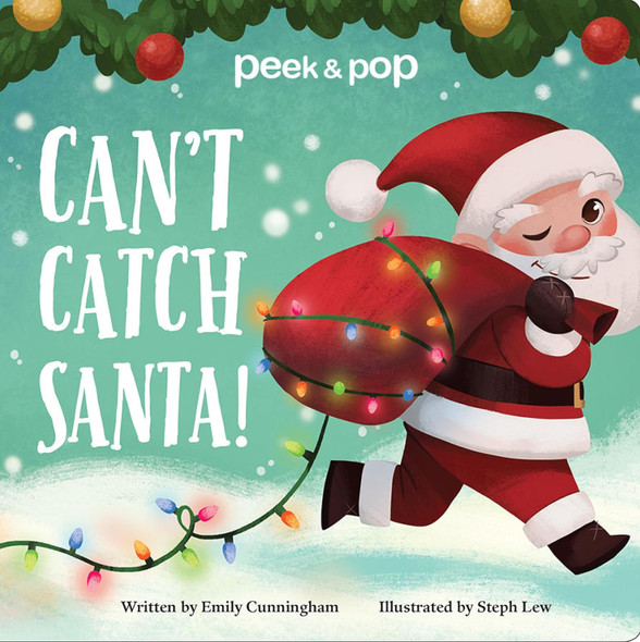 Can't Catch Santa! Peek & Pop (Board Book)