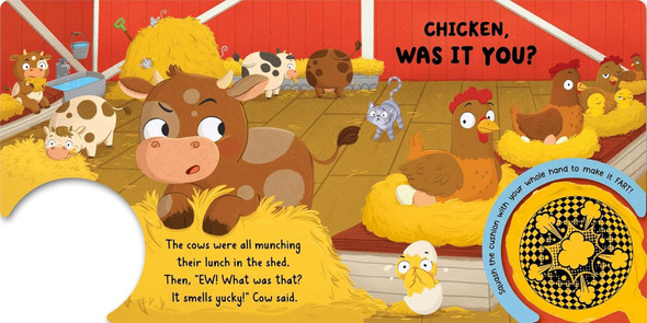 Who Farted?  A Stinky Farmyard Mystery (Board Book)