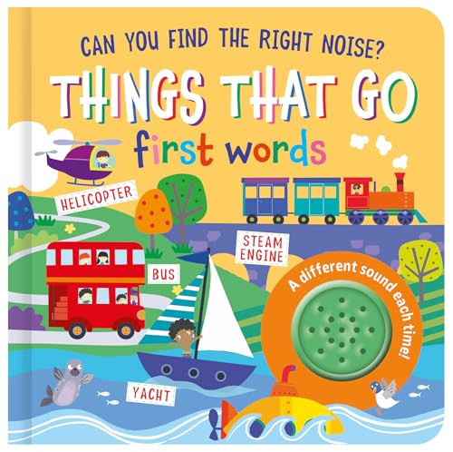 Things That Go First Words: Can You Find the Right Noise? (Board Book)-Clearance Book/Non-Returnable