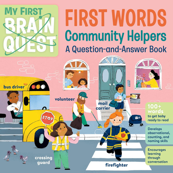 First Words Community Helpers: A Question-and-Answer Book (Board Book)