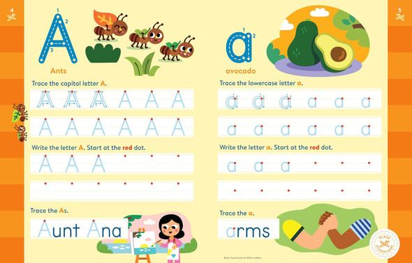 Learn to Write Letters: Brain Quest (Paperback)