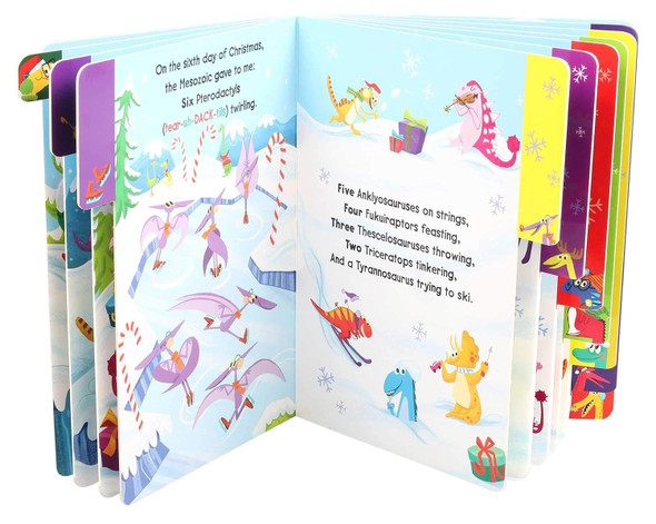 12 Days of Dinosaurs: A Jurassic Classic Christmas Carol (Board Book)