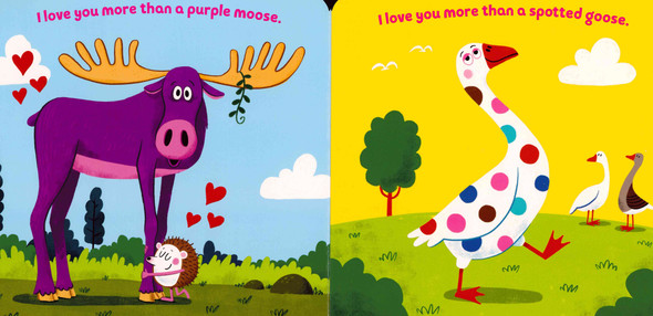 I Love You More Than...A Purple Moose (Board Book)