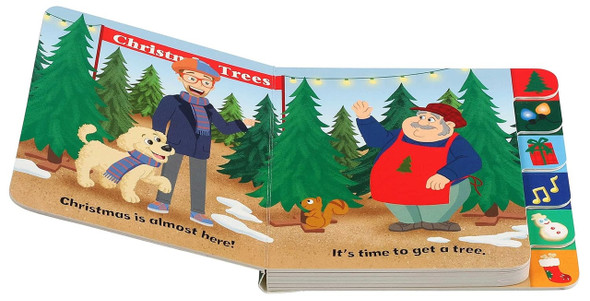 Merry Christmas! Blippi (Board Book) 7 x 7 inches-Clearance Book/Non-Returnable