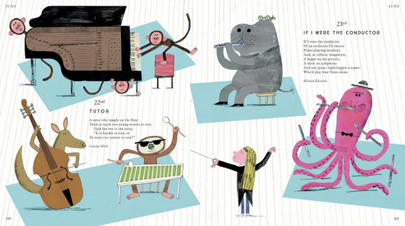 A Whale of a Time: Funny Poems for Each Day of the Year (Hardcover)-Clearance Book/Non-Returnable