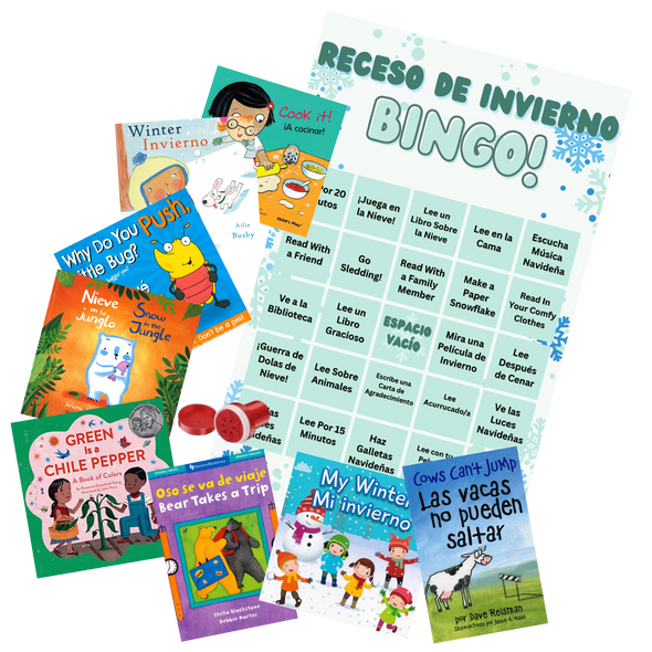 Winter Wonderland! Bilingual Reading Challenge Set of 8 Books and More! (Spanish/English)*