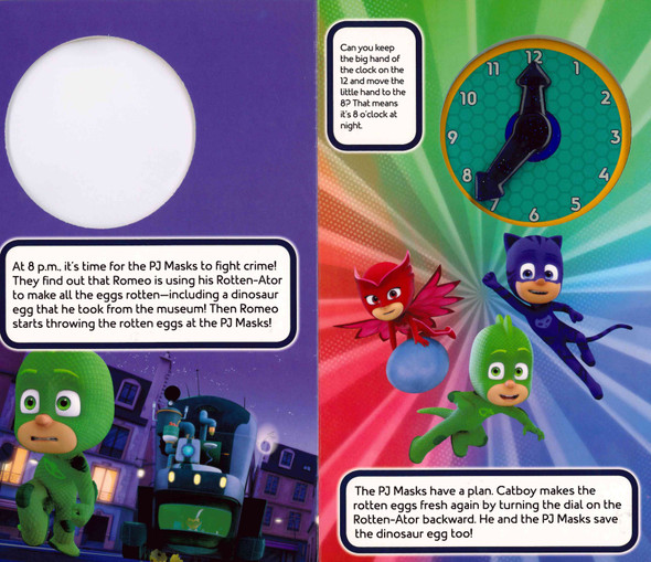 It's Time to Save the Day! PJ Masks (Board Book)