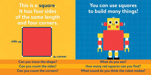 Shapes: A Question-and-Answer Book (Board Book)