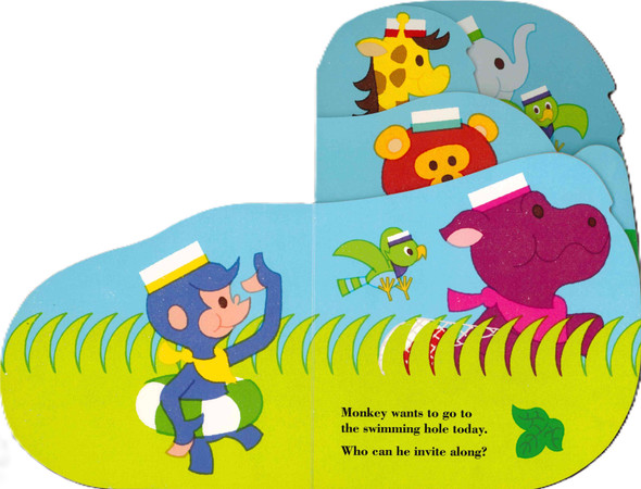 Animal Friends: Swimming Hole Party! (Board Book)