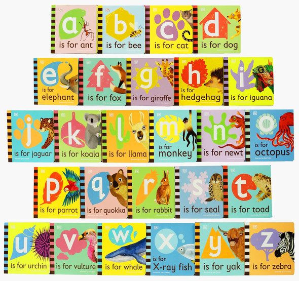 Animal Alphabet Library Set of 26 (Board Book)