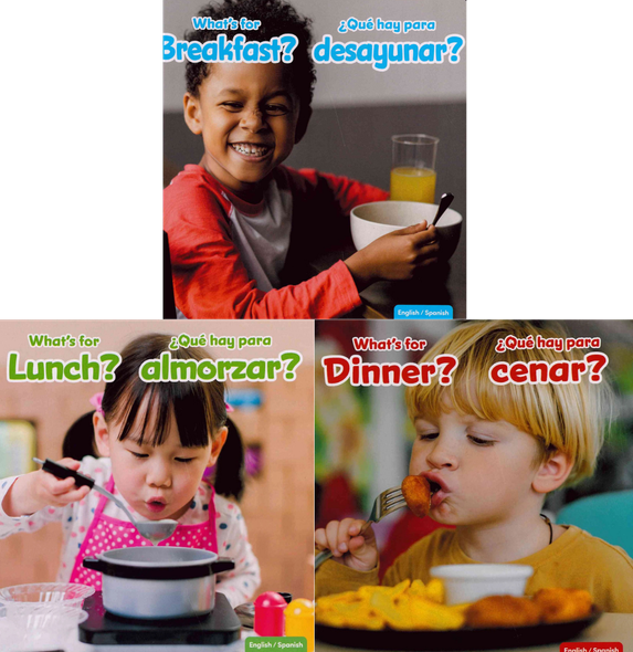 Daily Routines: Mealtime! Set of 3 (Spanish/English)(Board Book)*