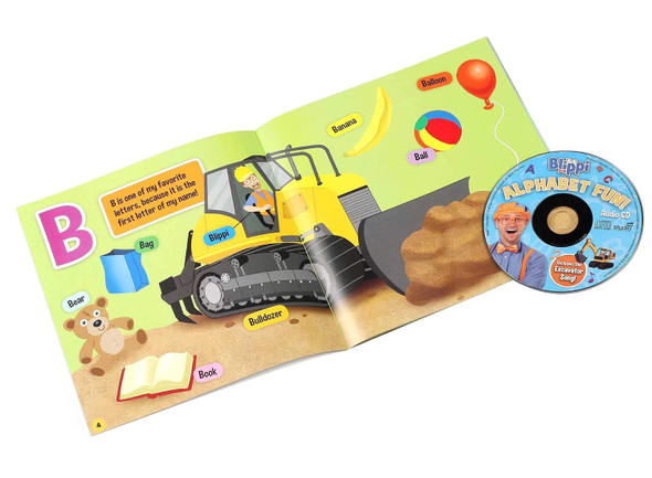 Alphabet Fun! Blippi (Paperback w/CD)